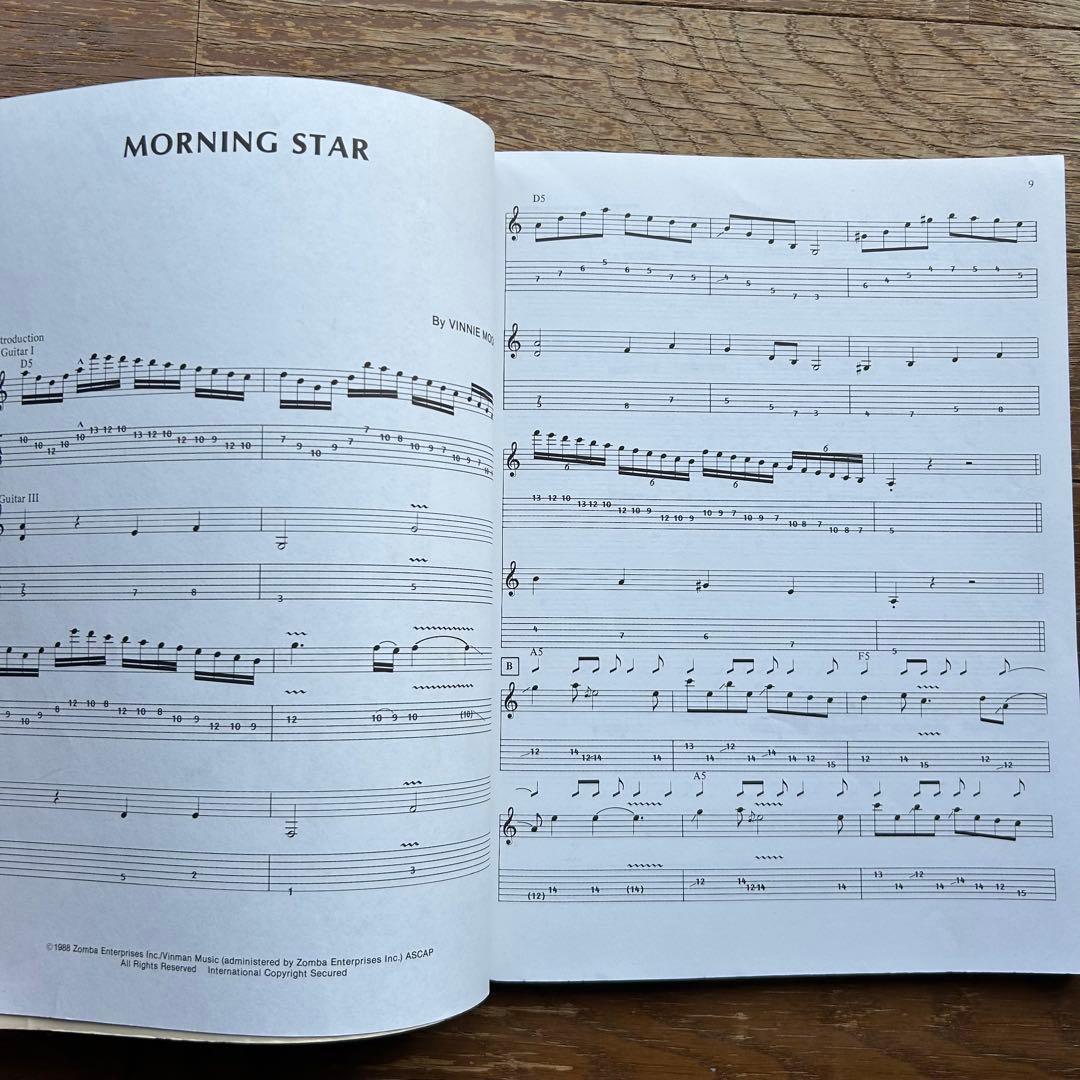 Vinnie Moore ギタースコア 楽譜 タブ譜 Time Odyssey