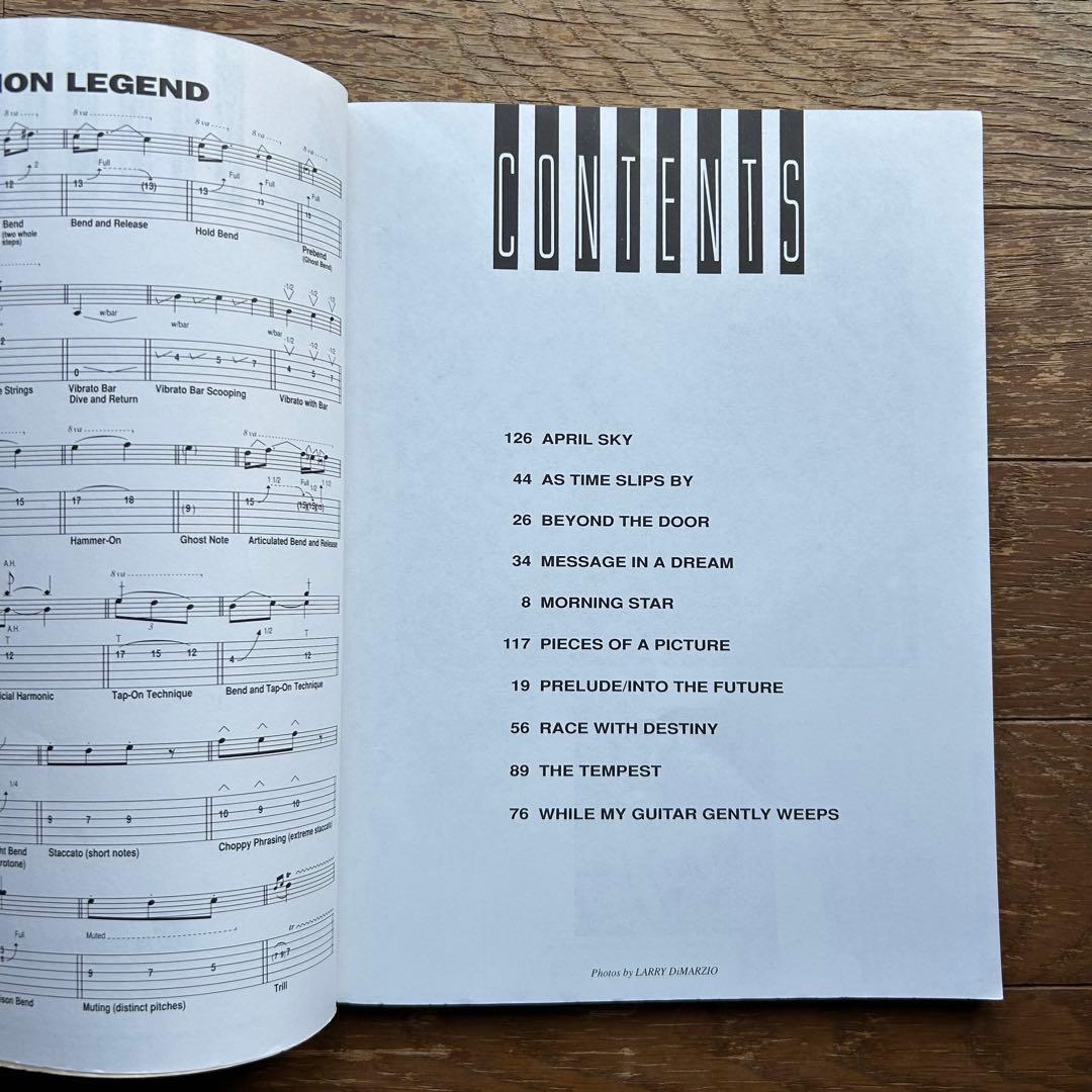 Vinnie Moore ギタースコア 楽譜 タブ譜 Time Odyssey