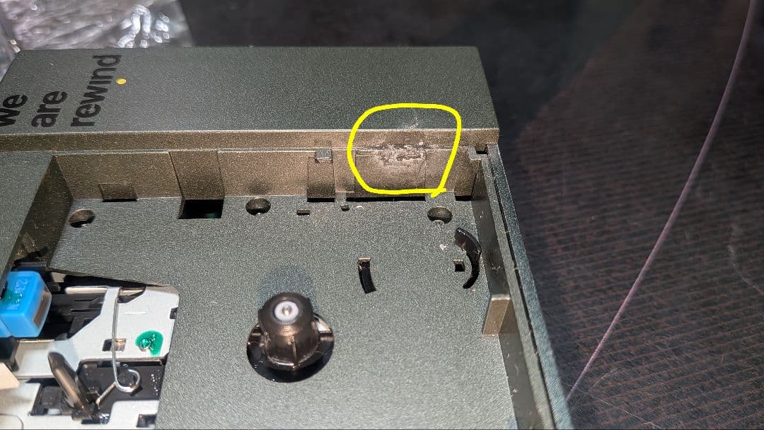 WE-001 カセットテーププレイヤー【ジャンク品】