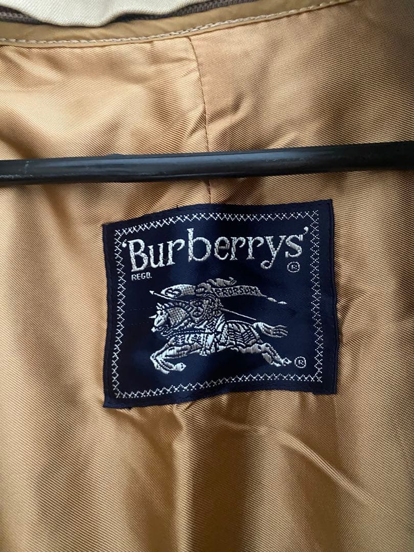 トレンチコート ベージュ チェック柄