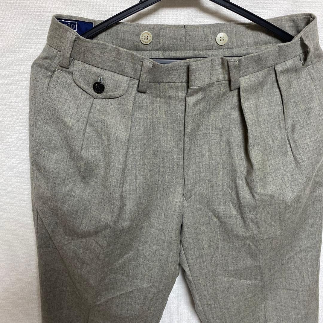 希少　美品　ラルフローレン　スラックス　パンツ　90s
