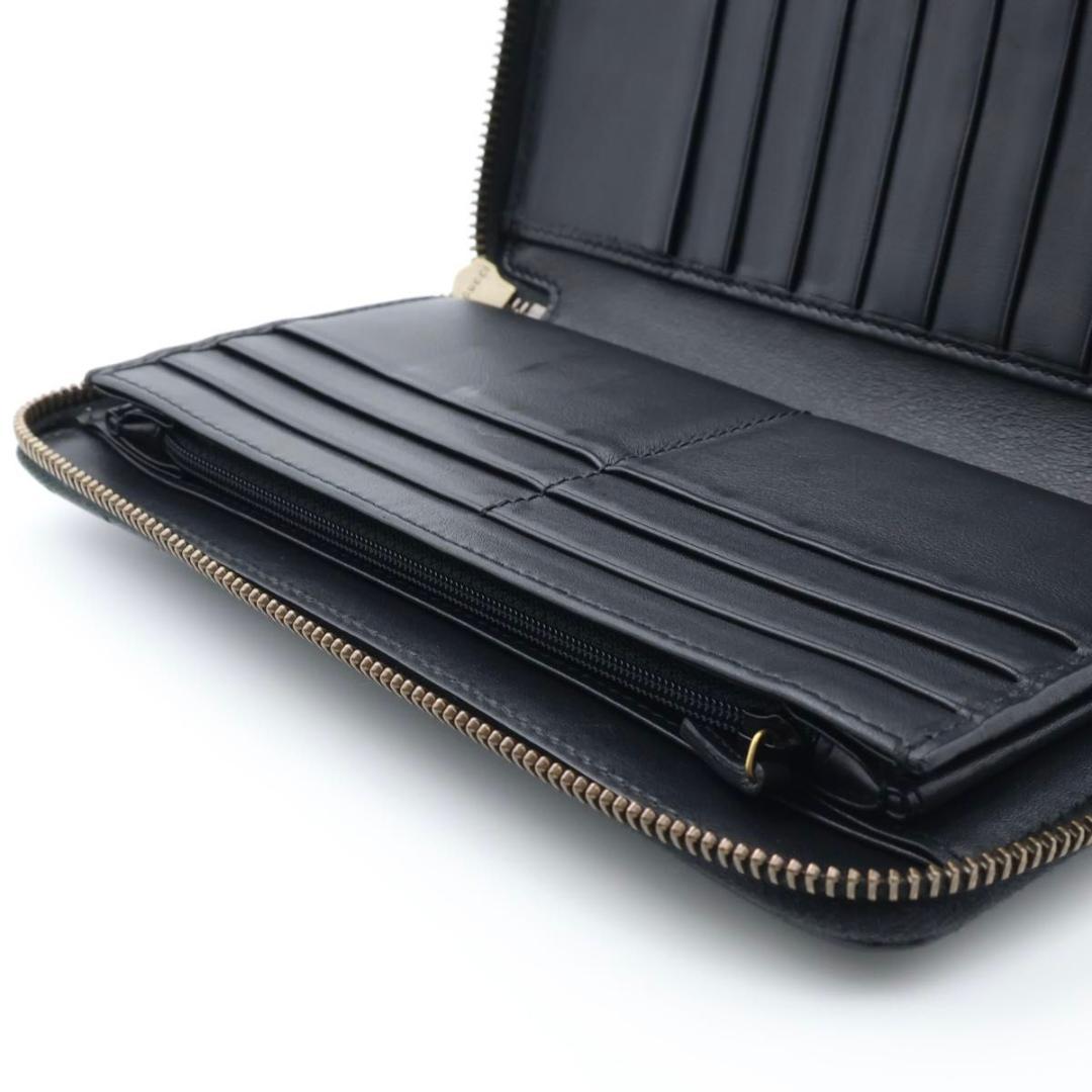 【極美品】GUCCI GGマーモント　長財布　オーガナイザー　黒