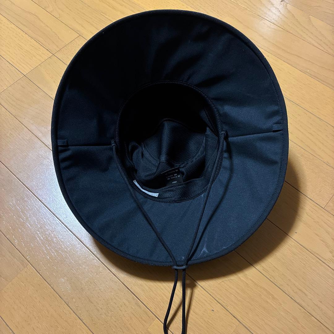 新品未使用 サンバリア100 ウィンドハット ブラック　Mサイズ