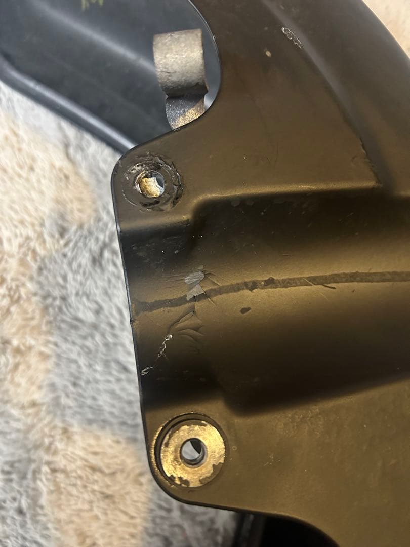 イントルーダー400 バイク フェンダー ブラック