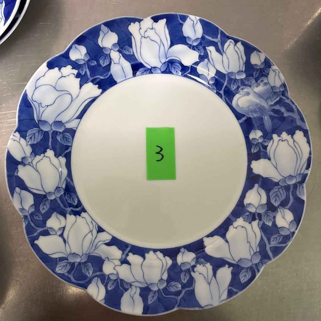 akikoさま専用3 深川製磁 花鳥外濃 ミート皿