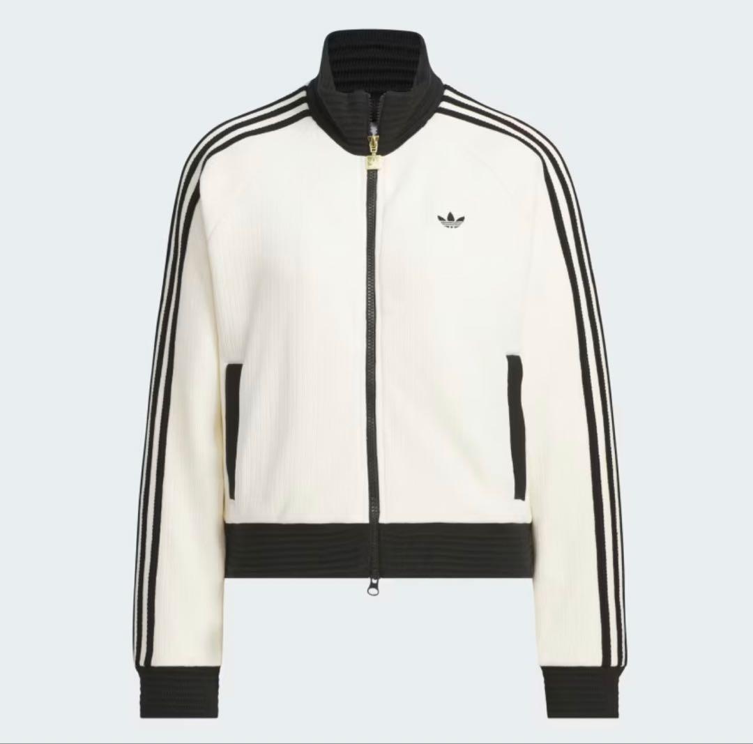 adidas カラージャケット cream white Sサイズ