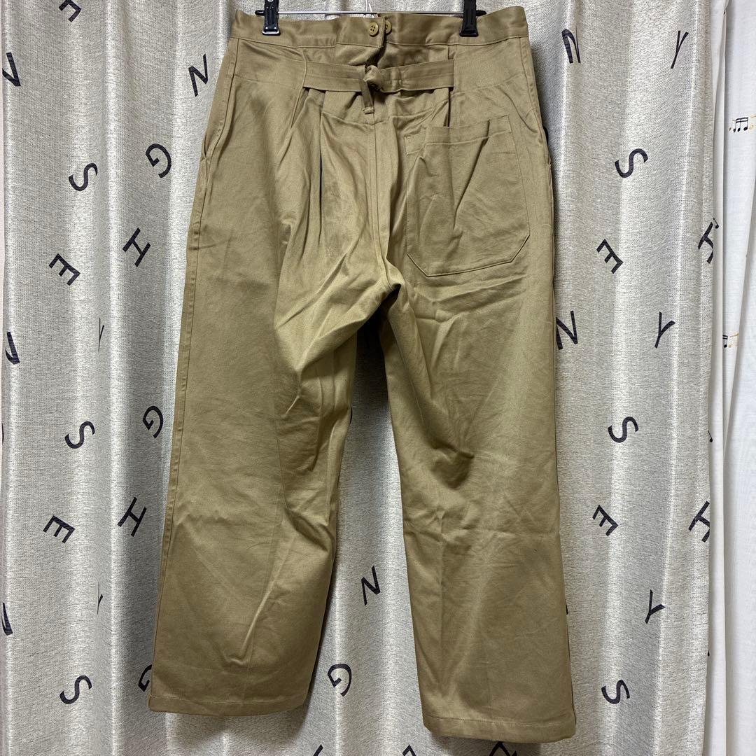 COMOLI コットンチノオーバーパンツ【1】