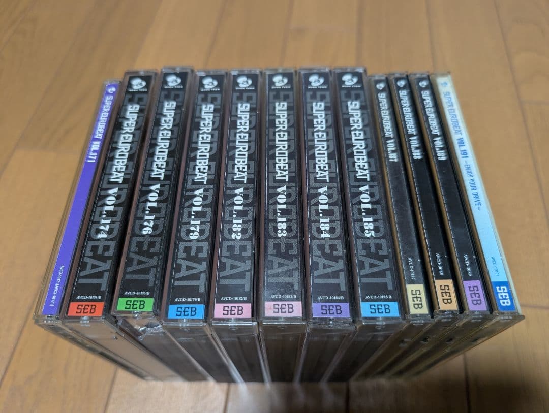 CD『スーパーユーロビート』12枚セット！！
