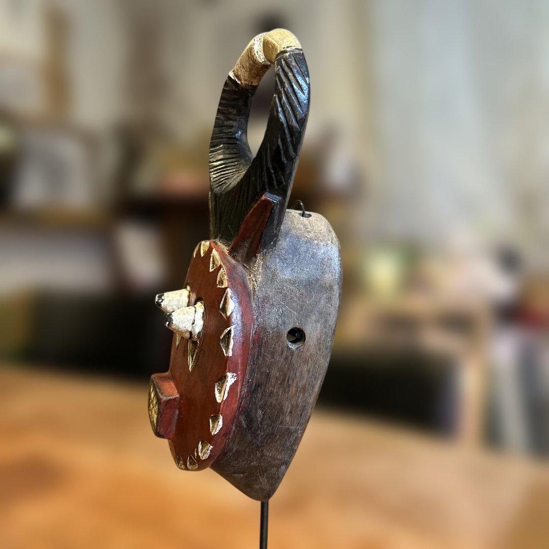 アフリカ　バウレ族プレプレパスポートマスク