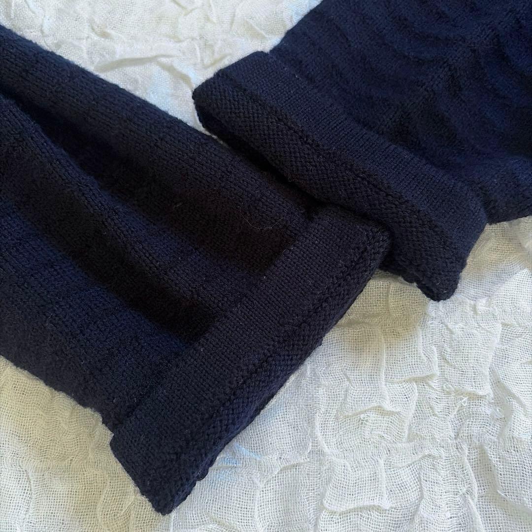 【ジョルジオアルマーニ】大きいサイズ ボーダー カーディガン ゆったり