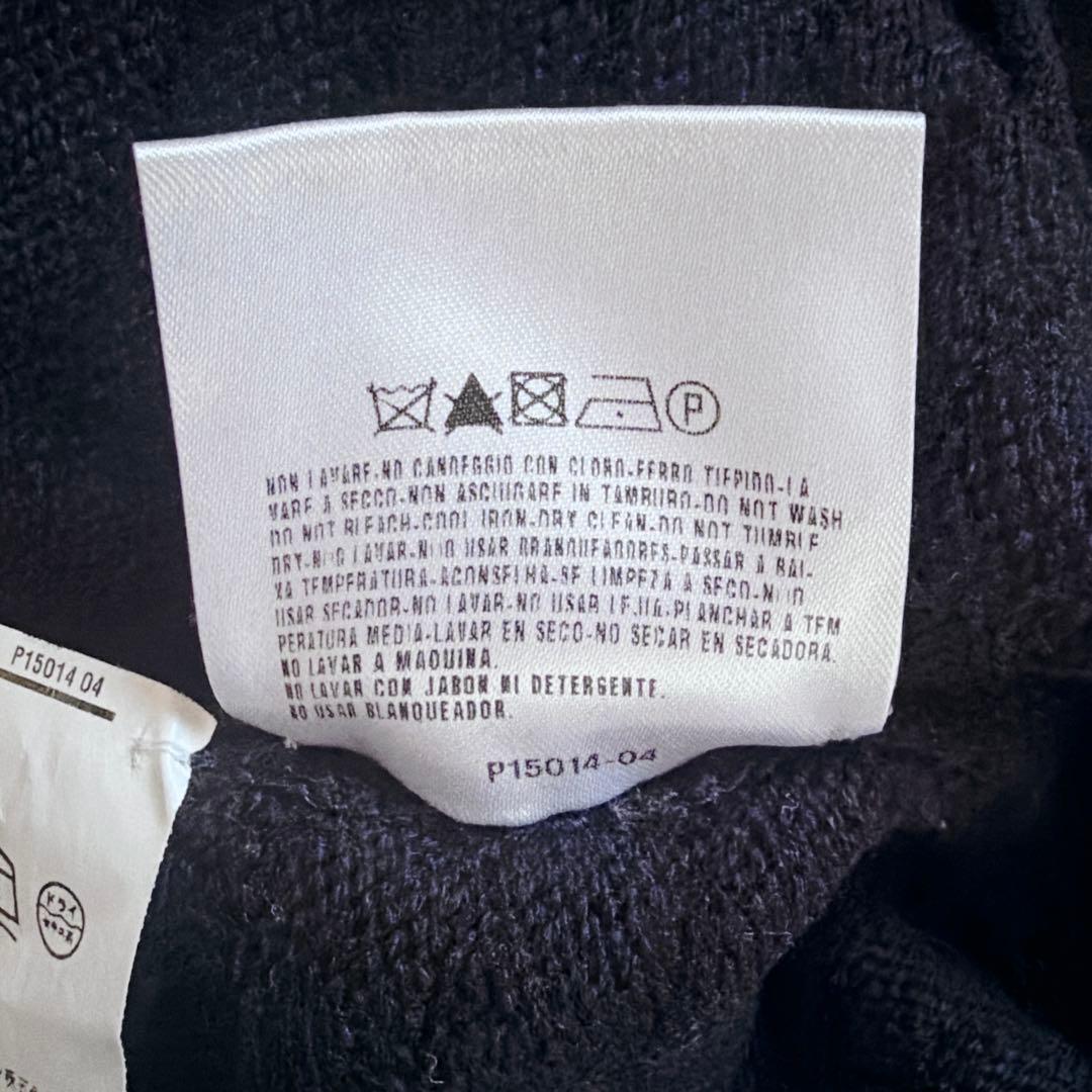 【ジョルジオアルマーニ】大きいサイズ ボーダー カーディガン ゆったり