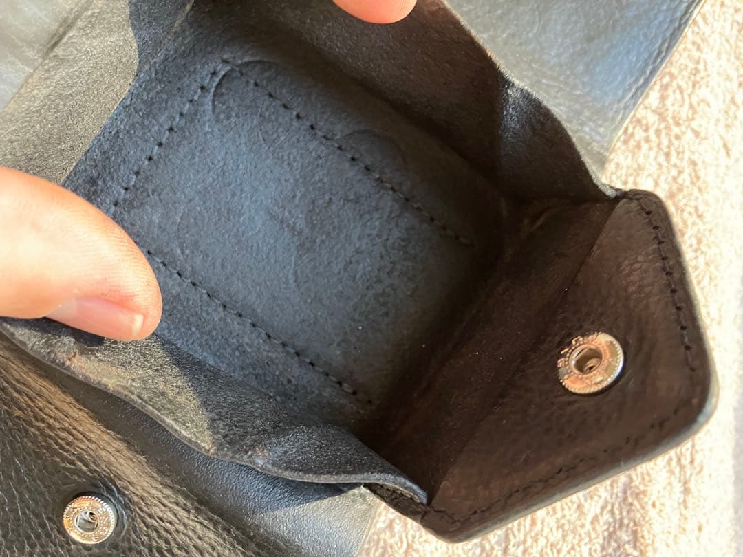 エンダースキーマ　三つ折り財布　ブラックHender scheme