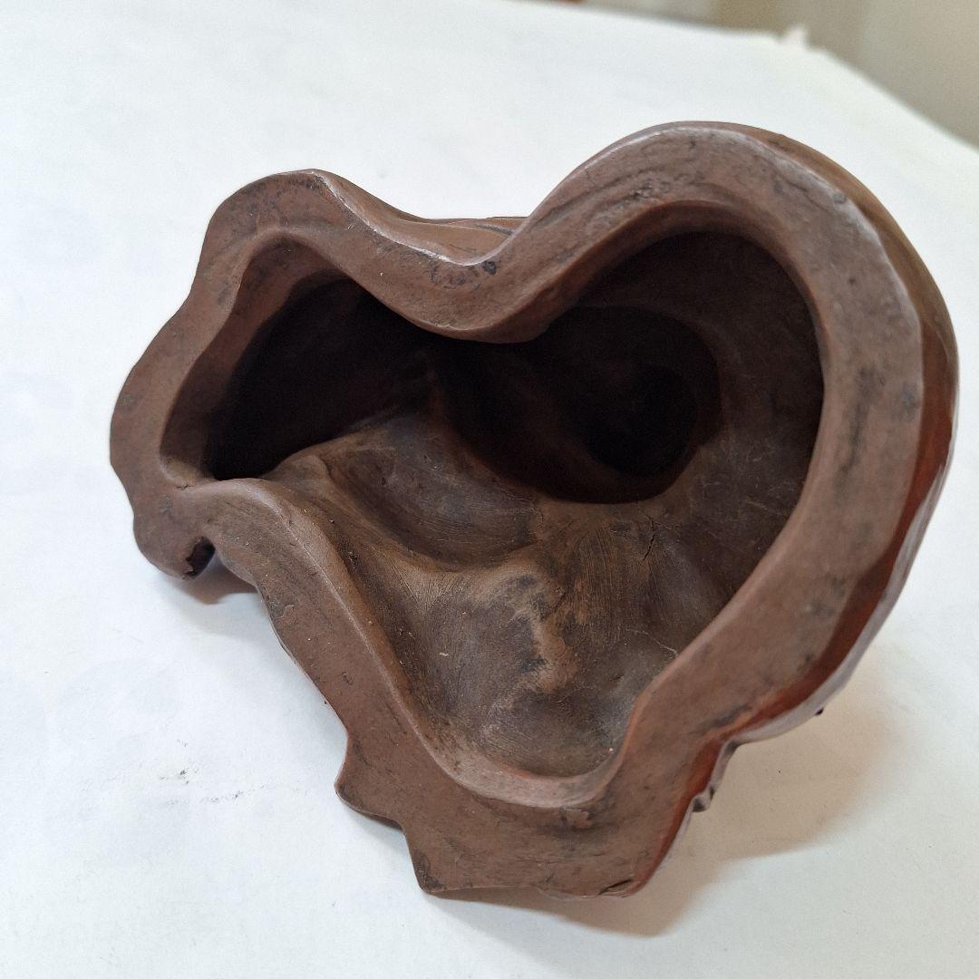 布袋様　陶器製　香炉