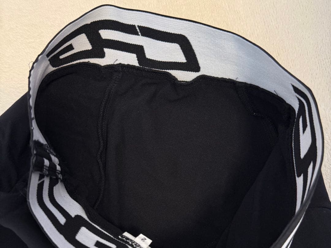 CPG GOLF シーピージーゴルフ ロングパーカー ベルト付き ブラック