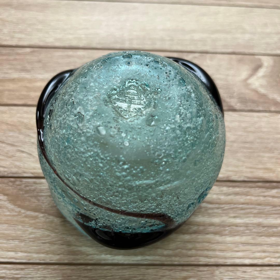 稲嶺盛吉　琉球ガラス　カップとソーサーセット