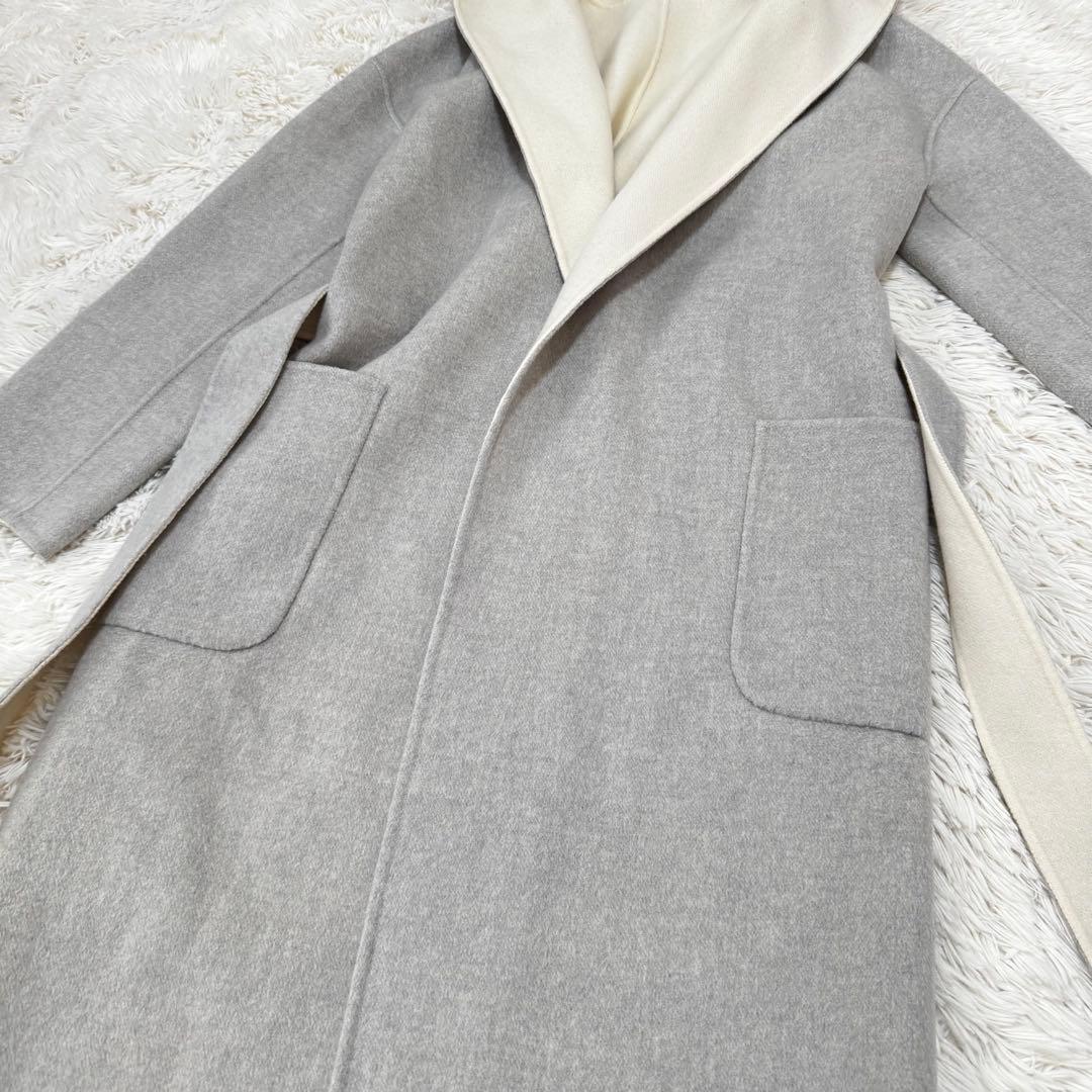 ESTNATION エストネーション ウールコート リバーシブル フード付 36