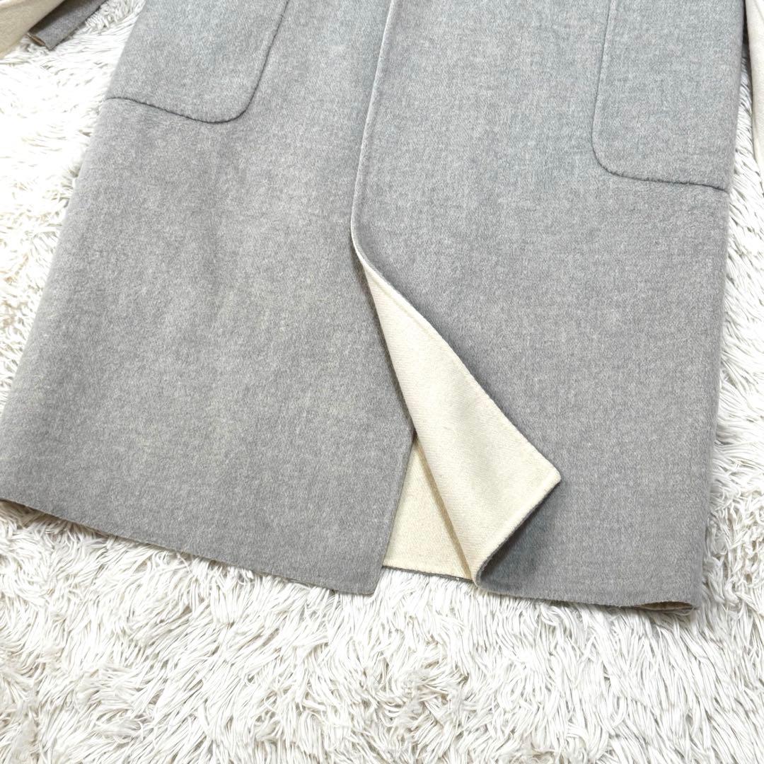 ESTNATION エストネーション ウールコート リバーシブル フード付 36