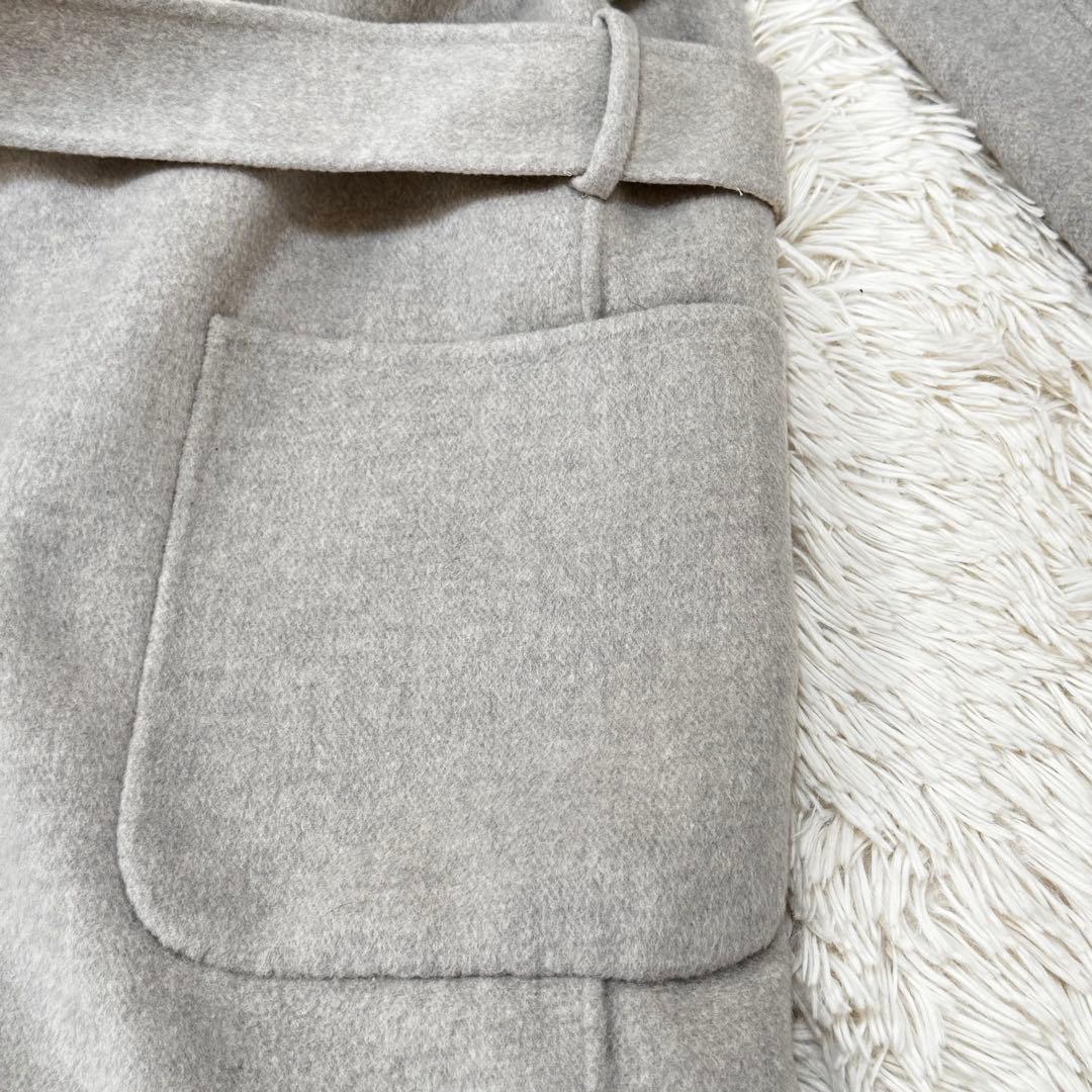 ESTNATION エストネーション ウールコート リバーシブル フード付 36