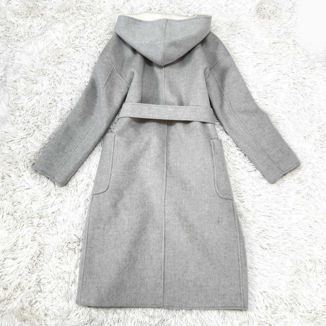 ESTNATION エストネーション ウールコート リバーシブル フード付 36