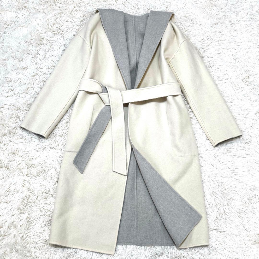 ESTNATION エストネーション ウールコート リバーシブル フード付 36