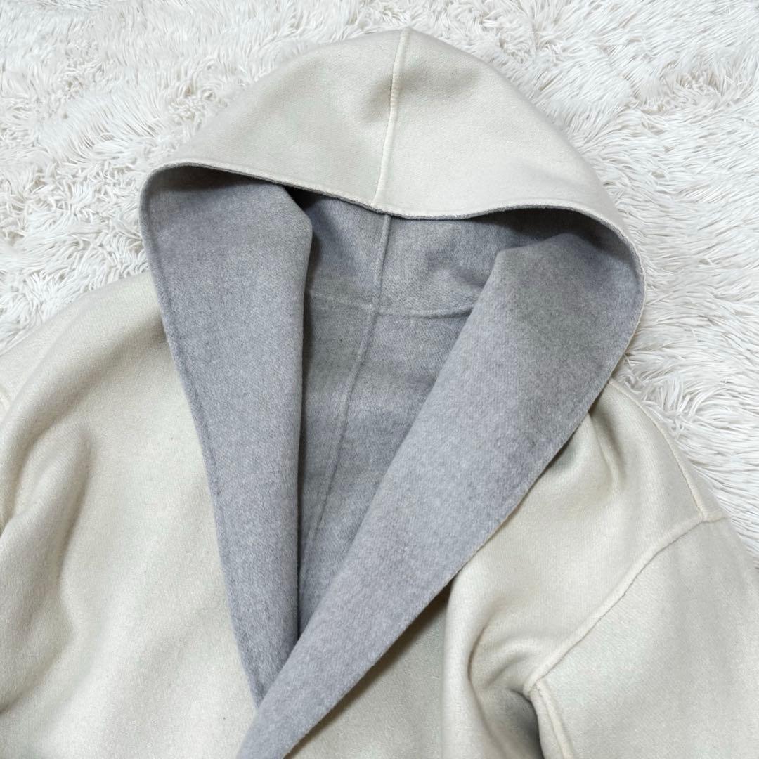 ESTNATION エストネーション ウールコート リバーシブル フード付 36