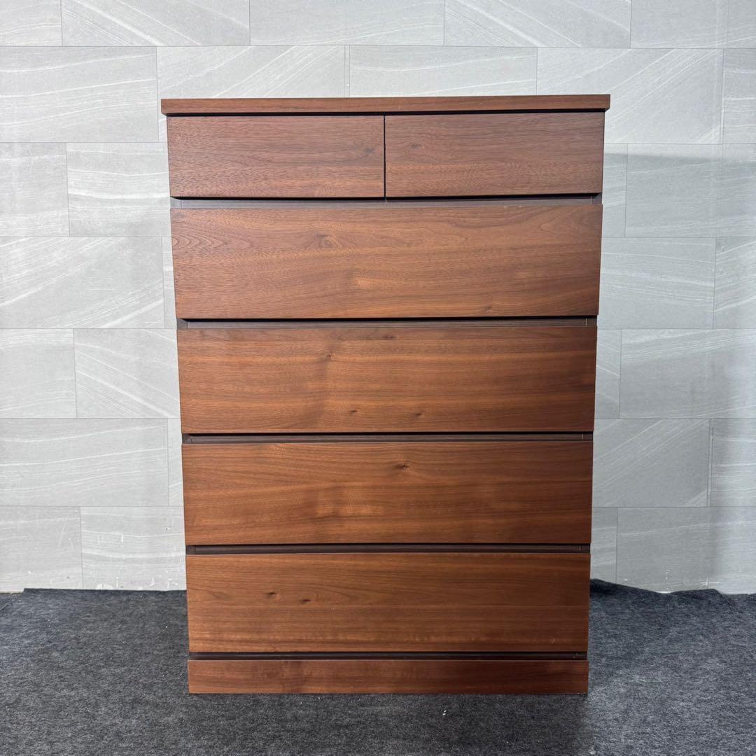 In the Room 5段チェスト ウッド ブラウン 衣類収納 d4083