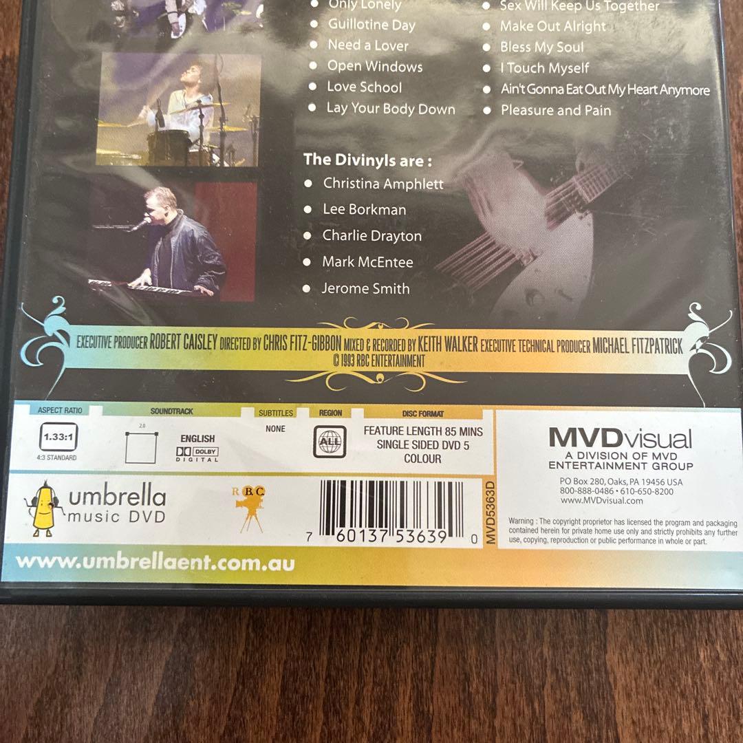 レア⭐︎Divinyls Live DVD 1993年収録　ディヴァインルズ