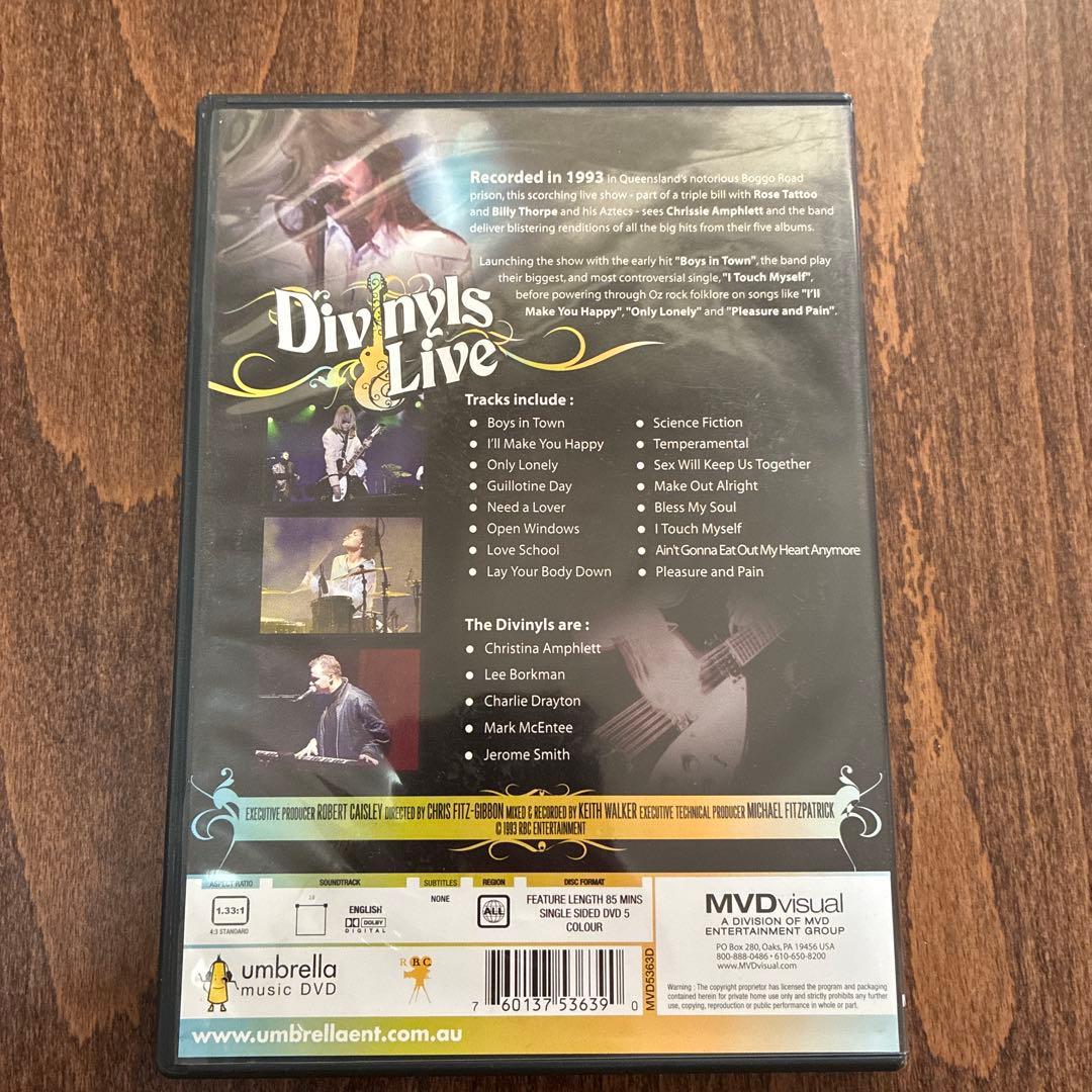 レア⭐︎Divinyls Live DVD 1993年収録　ディヴァインルズ