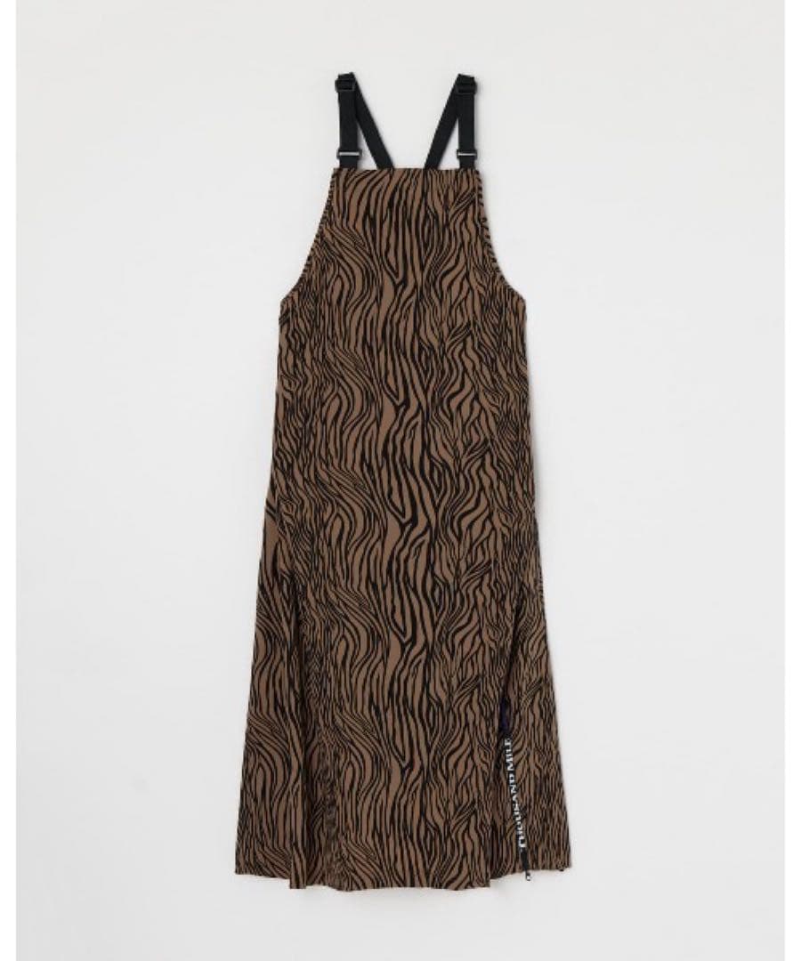 新品　サウザンドマイル THOUSAND MILE サロペットスカート　ゼブラ