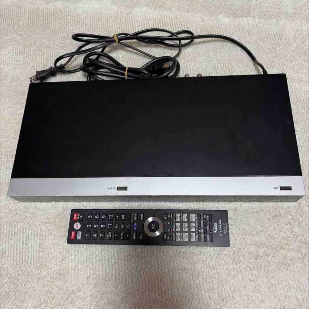 FuNAIブルーレイレコーダーFBR-HT2000 リモコン付き　2017年製