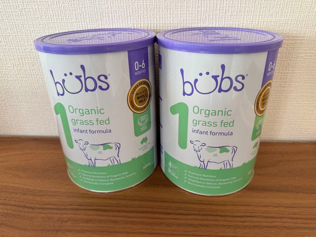 bubs Organic 粉ミルク2缶セット
