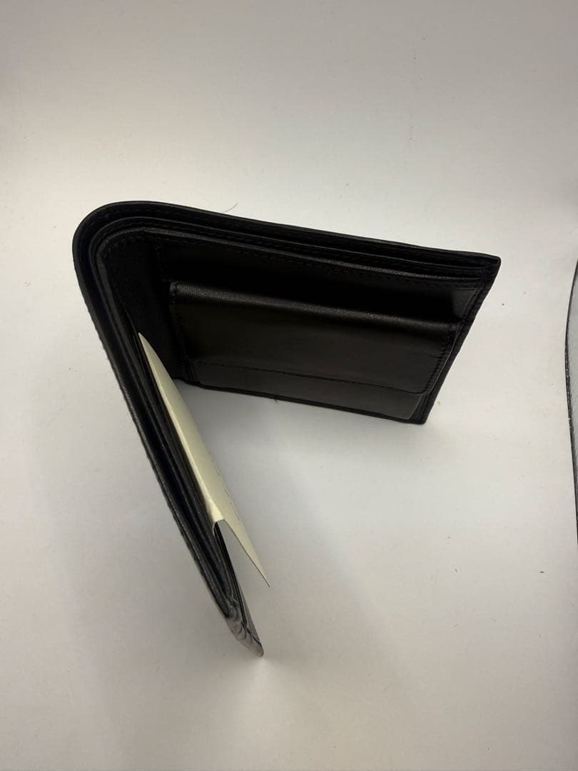 GUCCI メンズ 二つ折り財布 レザー ブラック 箱付き