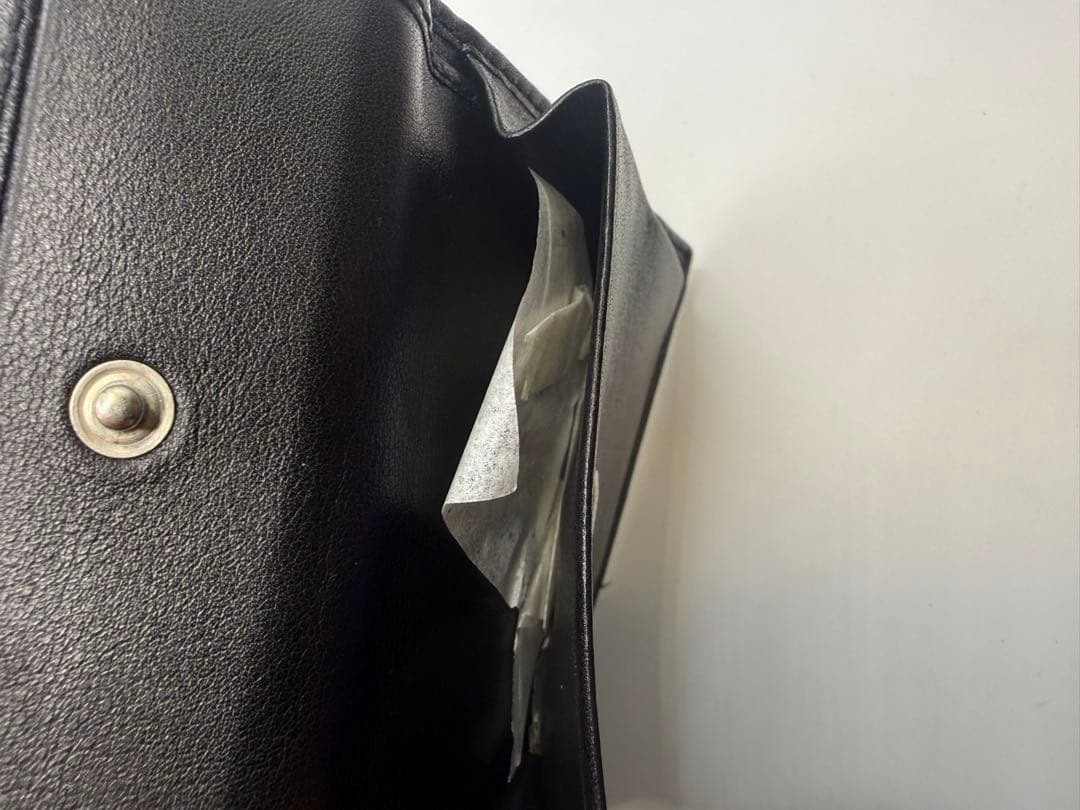 GUCCI メンズ 二つ折り財布 レザー ブラック 箱付き