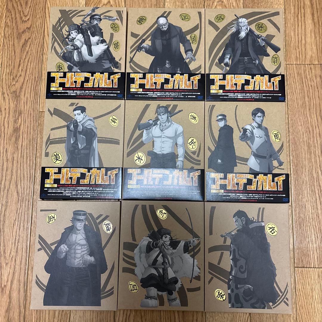 ゴールデンカムイ　DVD 1〜3期セット