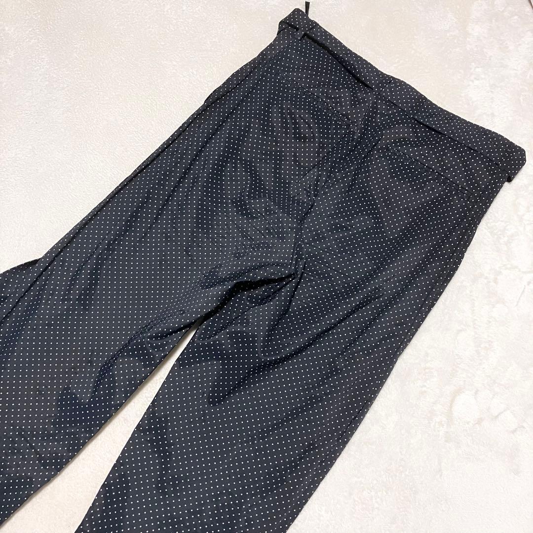 希少✨セリーヌ CELINE フィービー期 ベルト付き ドット パンツ ブラック