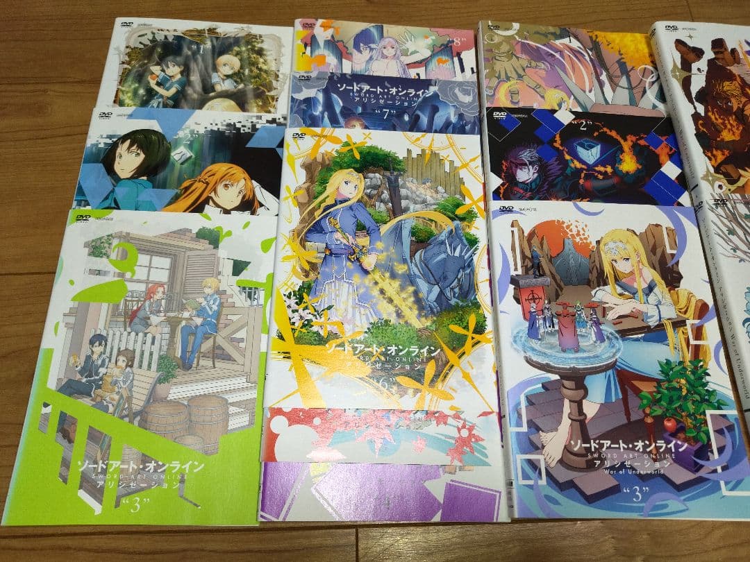 ソードアート・オンライン アリシゼーション　1期＋2期　DVD 16枚　全巻