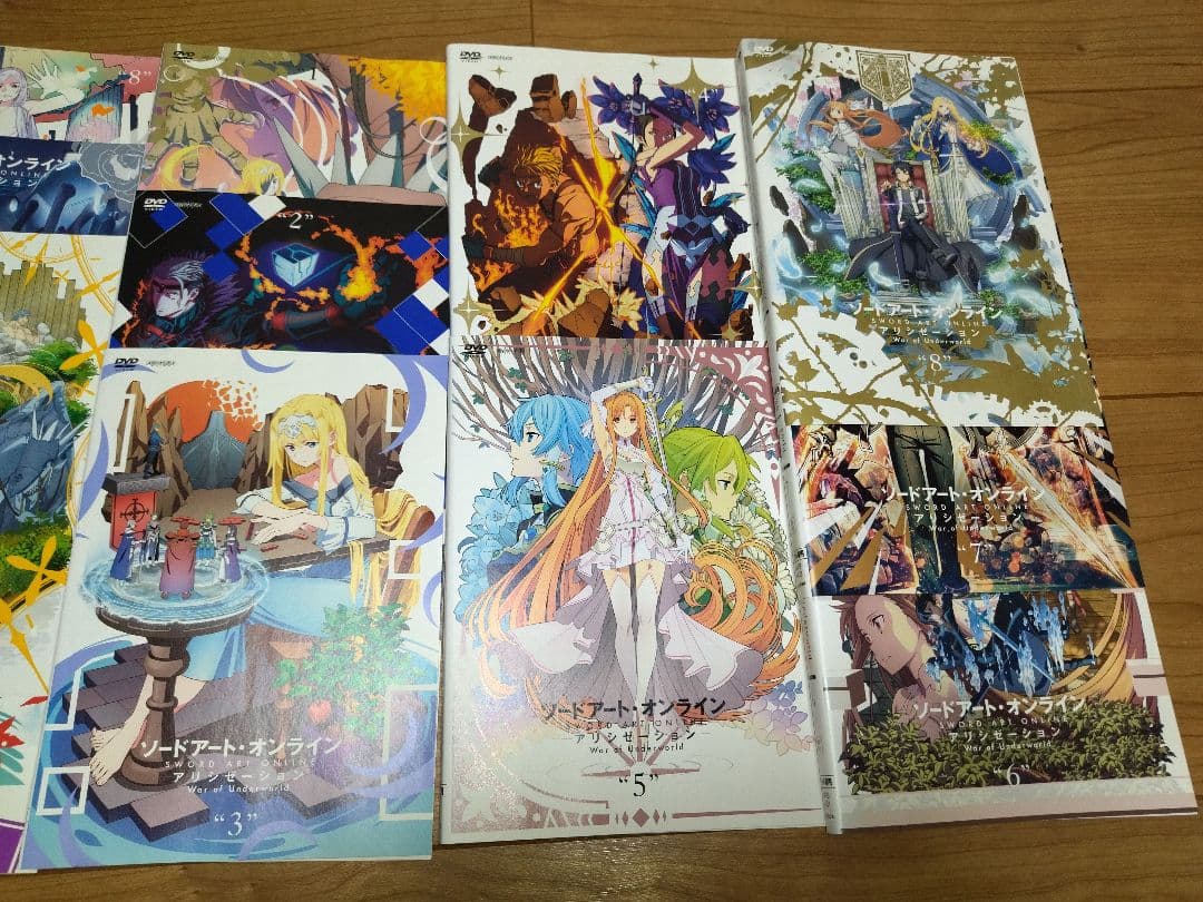 ソードアート・オンライン アリシゼーション　1期＋2期　DVD 16枚　全巻