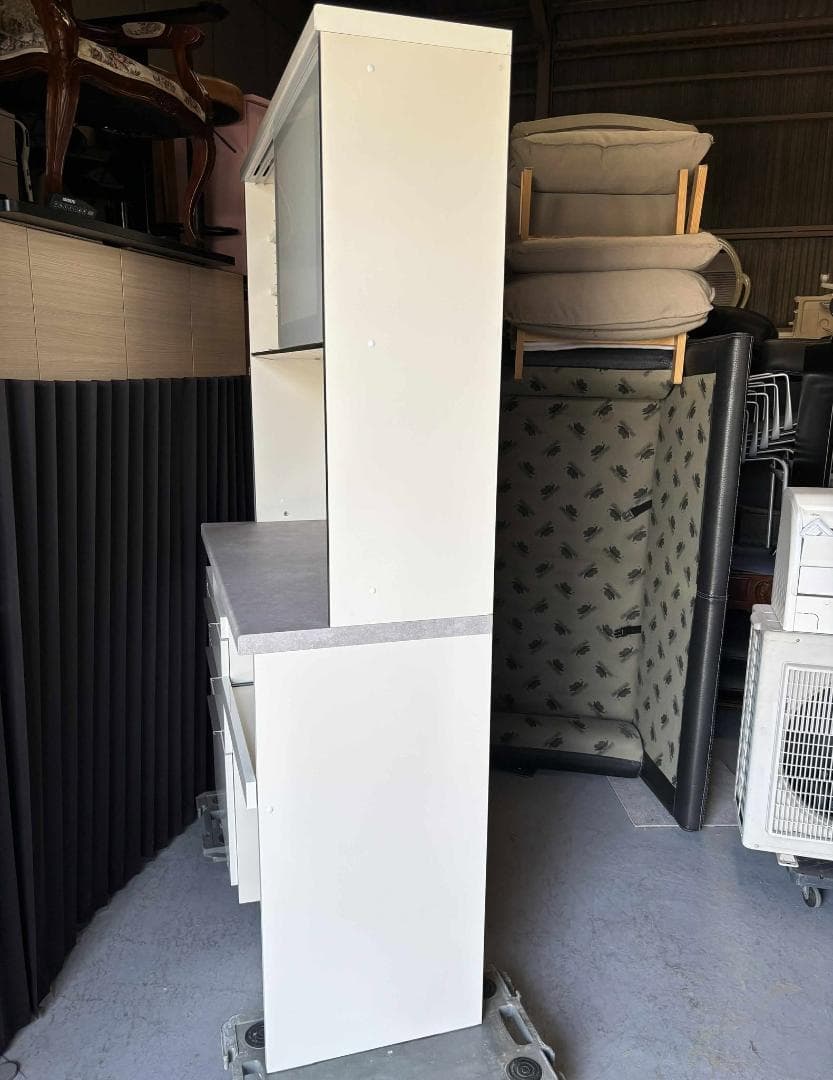 naomi  最高級 PAMOUNA キッチンボード食器棚 セラミカネロ