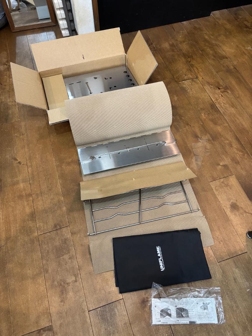 ユニフレーム【薪グリルⅡ 】未使用 組立確認のみ UNIFLAME