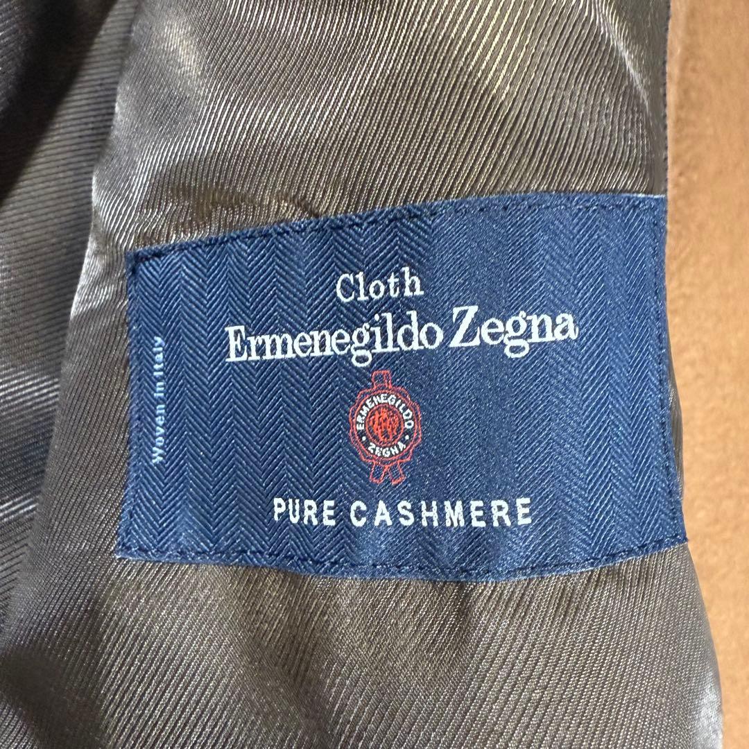 【美品/カシミヤ100%/M】エルメネジルドゼニア チェスターコート ベージュ