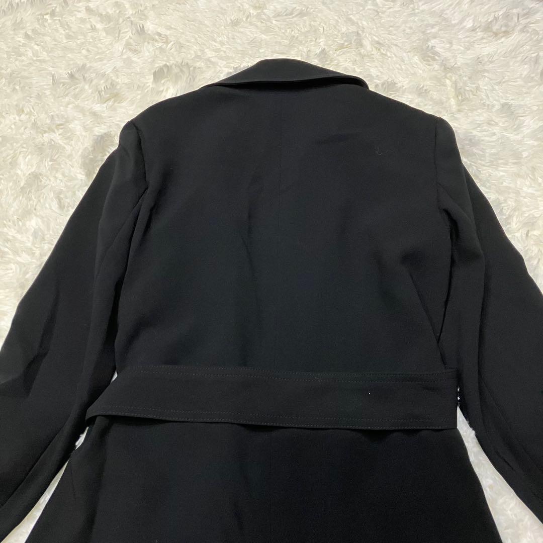 美品✨Theory セオリー ブラック チェスターコート サイズP ベルト付き