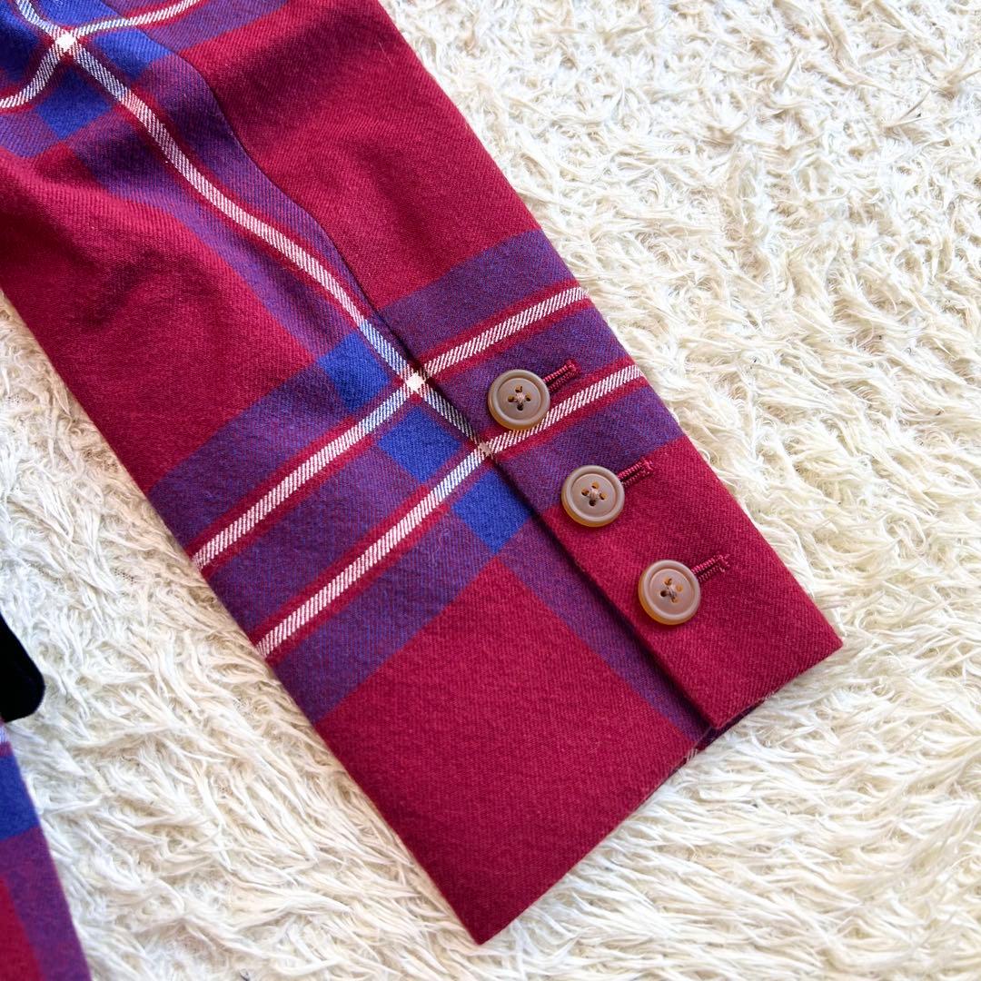 【超希少極美✨️ヴィヴィアンウエストウッド】 タータンチェック ジャケット 赤