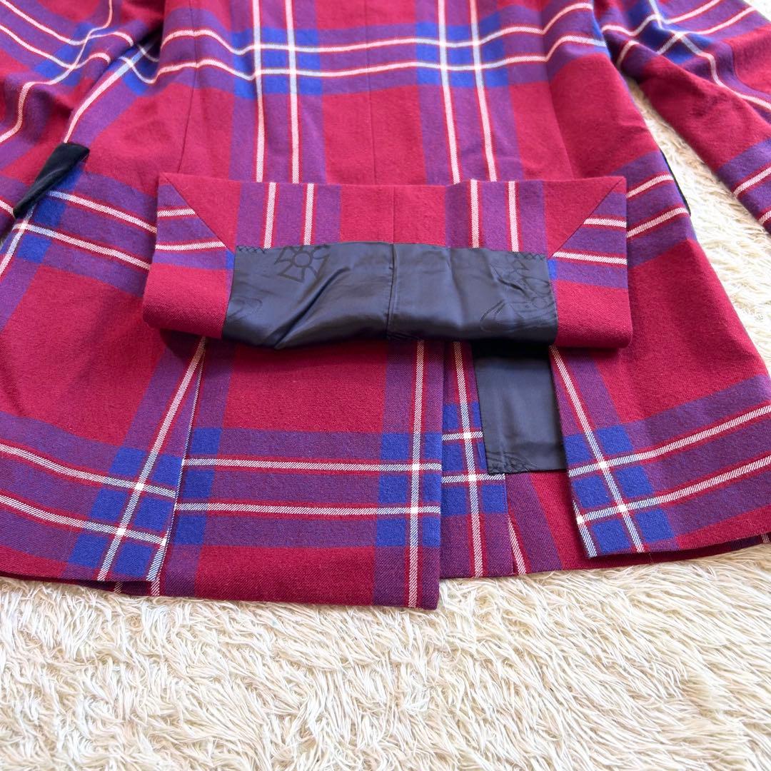 【超希少極美✨️ヴィヴィアンウエストウッド】 タータンチェック ジャケット 赤