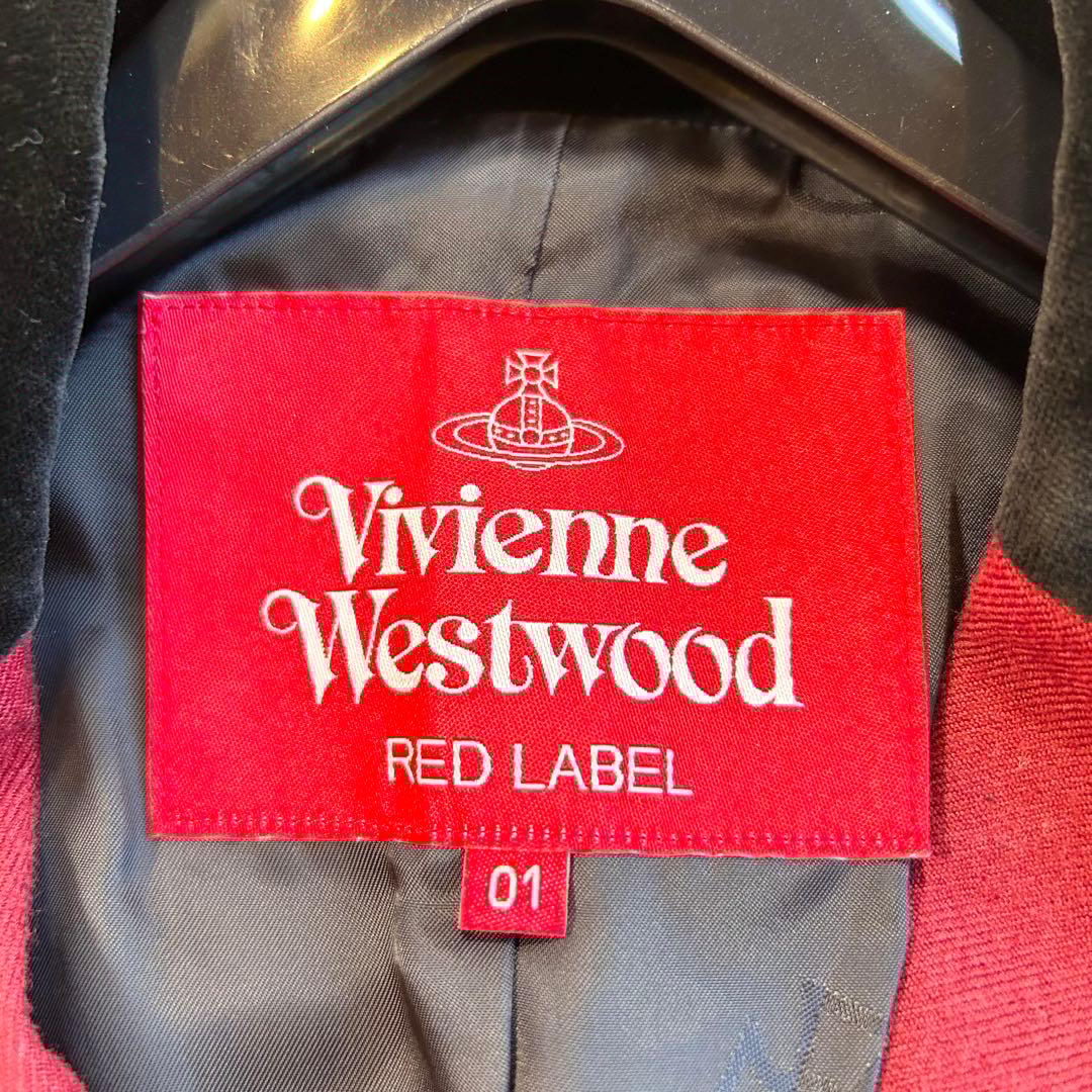 【超希少極美✨️ヴィヴィアンウエストウッド】 タータンチェック ジャケット 赤