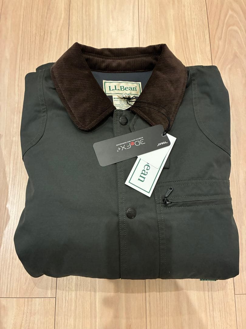 新品　未使用　エルエルビーン　ビーンズ・フィールド・コート　オリーブ　Lサイズ