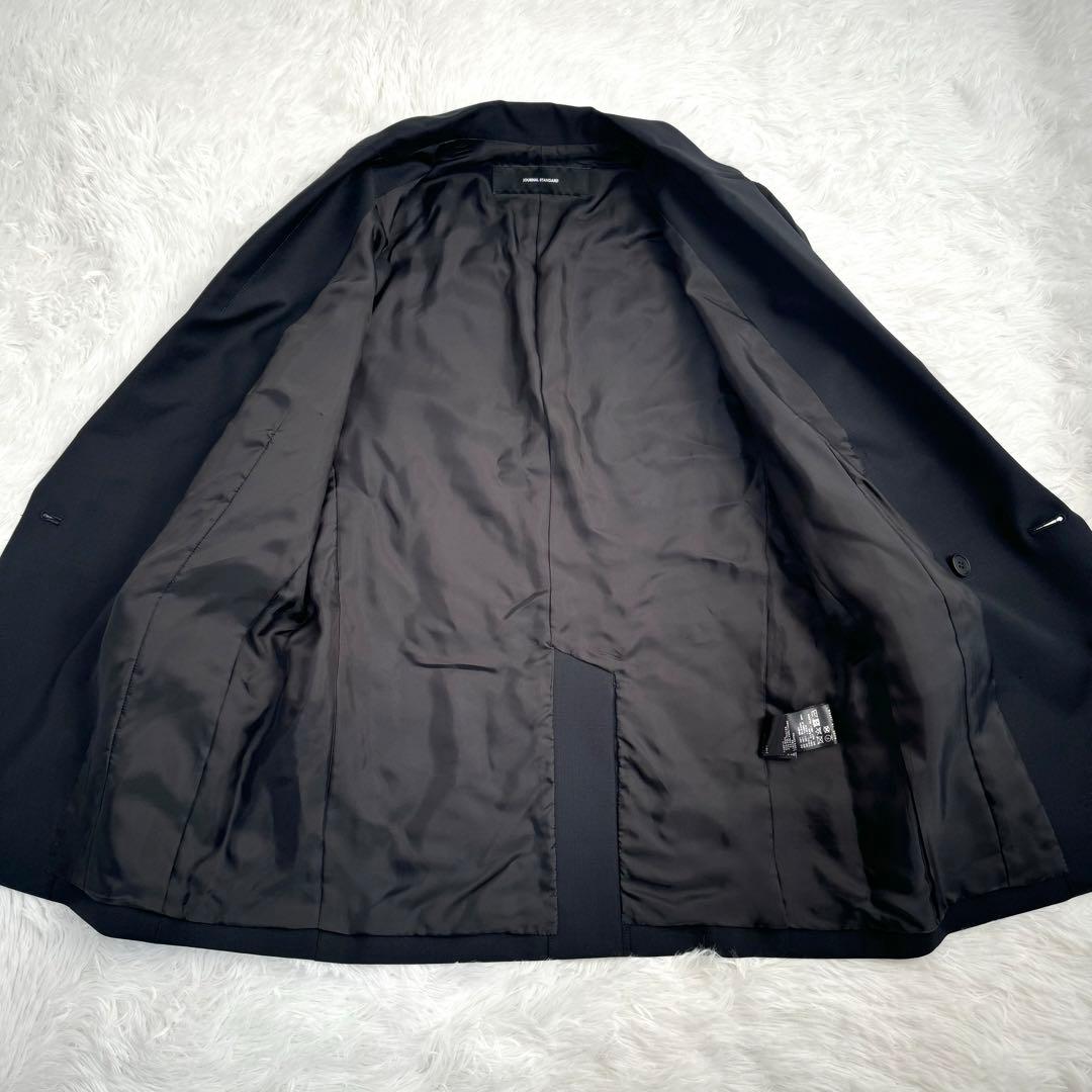 ジャーナルスタンダード ダブル ジャケット 紺ブレ 金ボタン フロント 毛