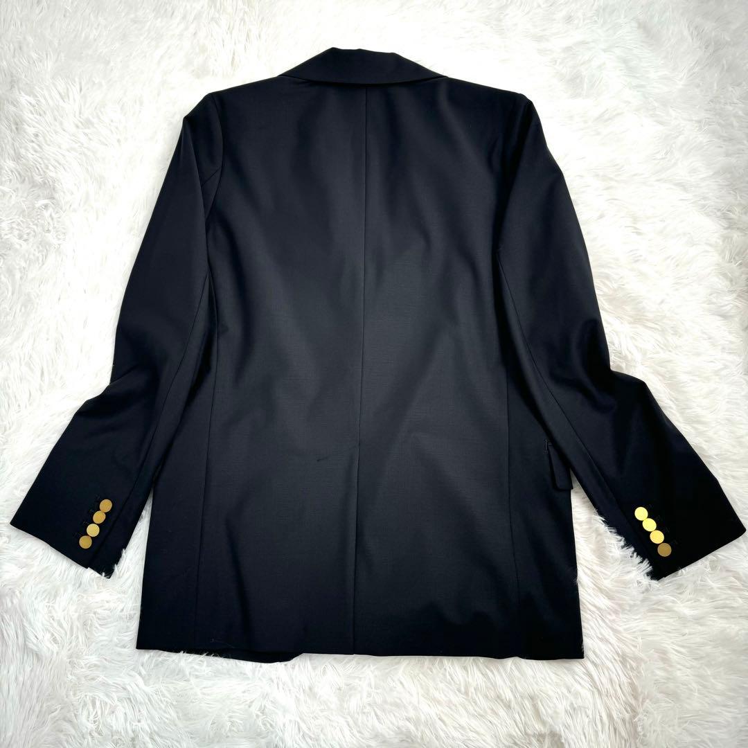 ジャーナルスタンダード ダブル ジャケット 紺ブレ 金ボタン フロント 毛