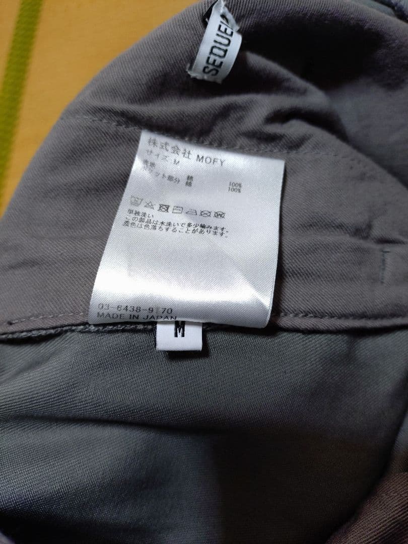 SEQUEL CHINO PANTS TYPE-XF GRAY パンツ