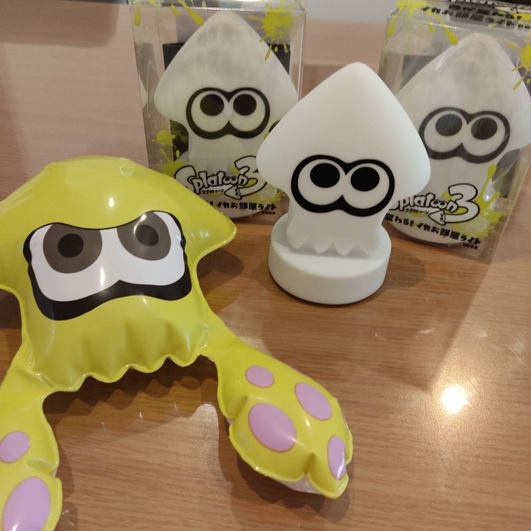 【新品あり】３個セット　スプラトゥーン3 色が変わる! イカお部屋ライトBOOK