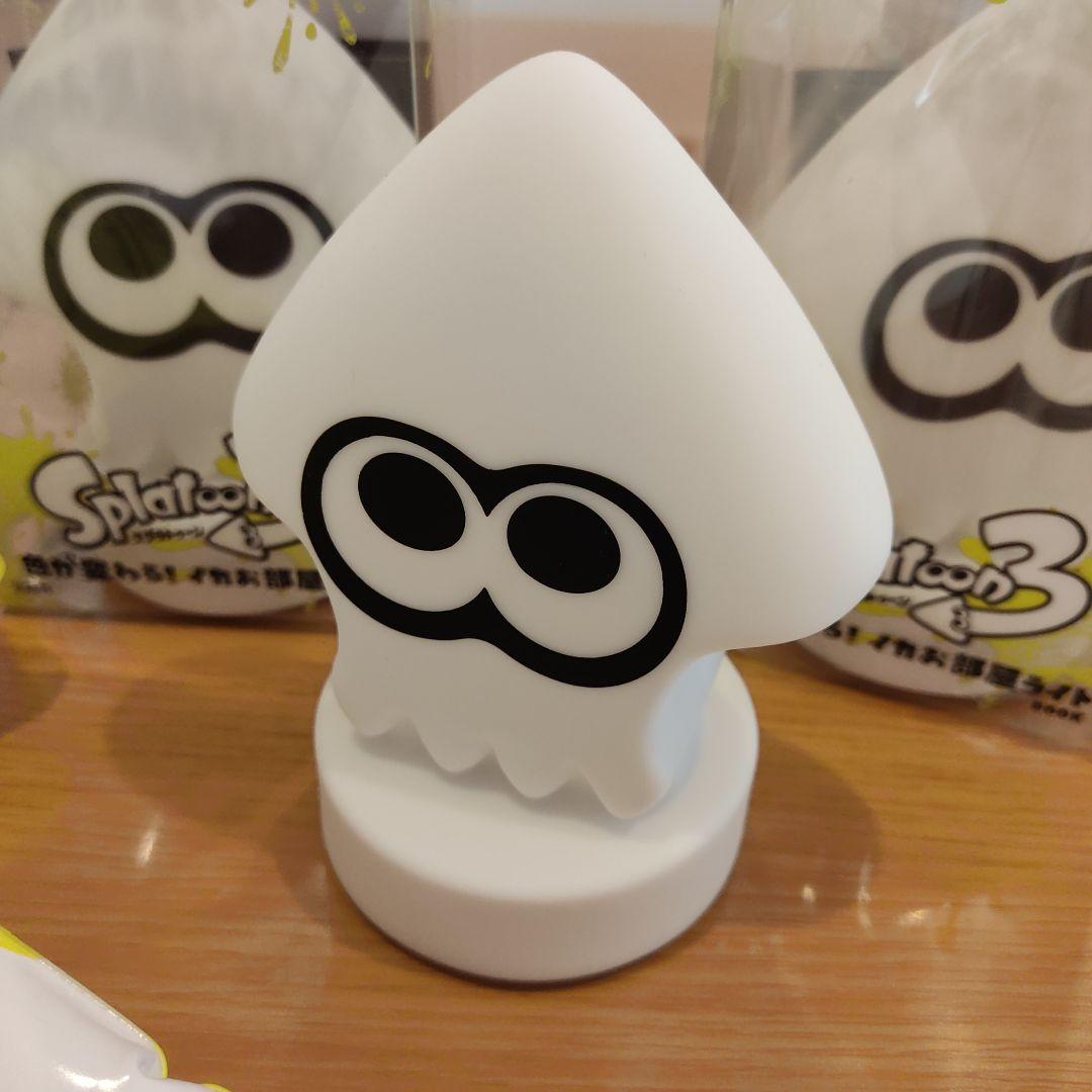 【新品あり】３個セット　スプラトゥーン3 色が変わる! イカお部屋ライトBOOK